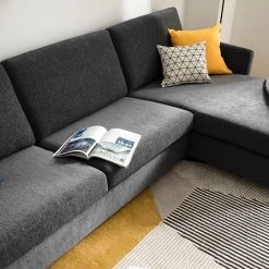 Fredriks Ecksofa Cipo I - Schwarz meliert - Longchair davorstehend rechts 22 Fredriks Ecksofa Cipo I - Schwarz meliert - Longchair davorstehend rechts -Wohnzimmermöbel boutique en ligne 1000119803 080 GALLERYIMAGES P000000001000119803