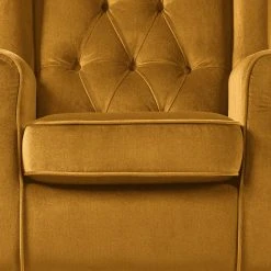 Maison Belfort Ohrensessel Luro Samt - Honig -Wohnzimmermöbel boutique en ligne 1000122215 190712 10052600053 DETAILS P000000001000122215
