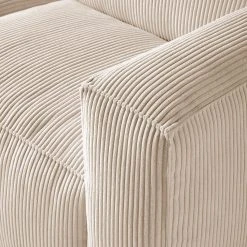 Ars Natura 3-Sitzer Sofa LORALAI - Cordstoff Lola: Creme -Wohnzimmermöbel boutique en ligne 1000123336 180716 09334506 GALLERYIMAGES P000000001000123336