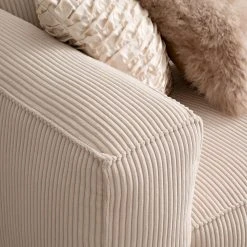 Ars Natura 3-Sitzer Sofa LORALAI - Cordstoff Lola: Creme -Wohnzimmermöbel boutique en ligne 1000123336 180911 09581218 MOOD GALLERYIMAGES P000000001000123336 mood