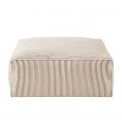 Ars Natura Polsterhocker LORALAI - Cordstoff Lola: Creme -Wohnzimmermöbel boutique en ligne 1000123354 180716 093405148 GALLERYIMAGES P000000001000123354