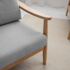 Mørteens Sessel Benson II - Webstoff - Lichtgrau -Wohnzimmermöbel boutique en ligne 1000126100 190509 14031900037 GALLERYIMAGES P000000001000126100