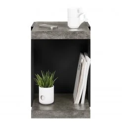 Temahome Beistelltisch Klaus - Beton Dekor / Schwarz -Wohnzimmermöbel boutique en ligne 1000126110 201016 13281600329 DETAILS P000000001000126110
