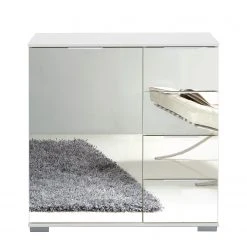 Wimex Kombikommode Lingga II - Weiß / Spiegel