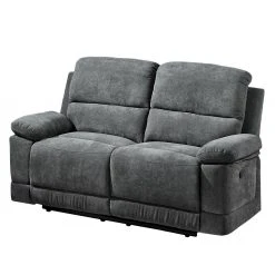 Modoform Sofa Leticia (2-Sitzer) - Mikrofaser - Grau