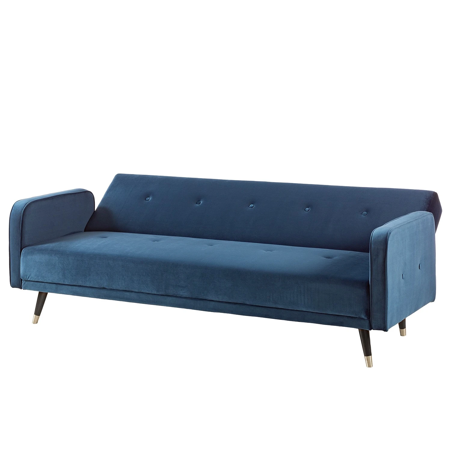 Jack & Alice Schlafsofa Daru I - Samt - Dunkelblau 10 Jack & Alice Schlafsofa Daru I - Samt - Dunkelblau – Bild 10