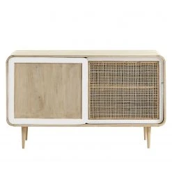 Norrwood Sideboard Gunnebo - Mango massiv - Mango / Weiß -Wohnzimmermöbel boutique en ligne 1000127301 180810 15411906 GALLERYIMAGES P000000001000127301