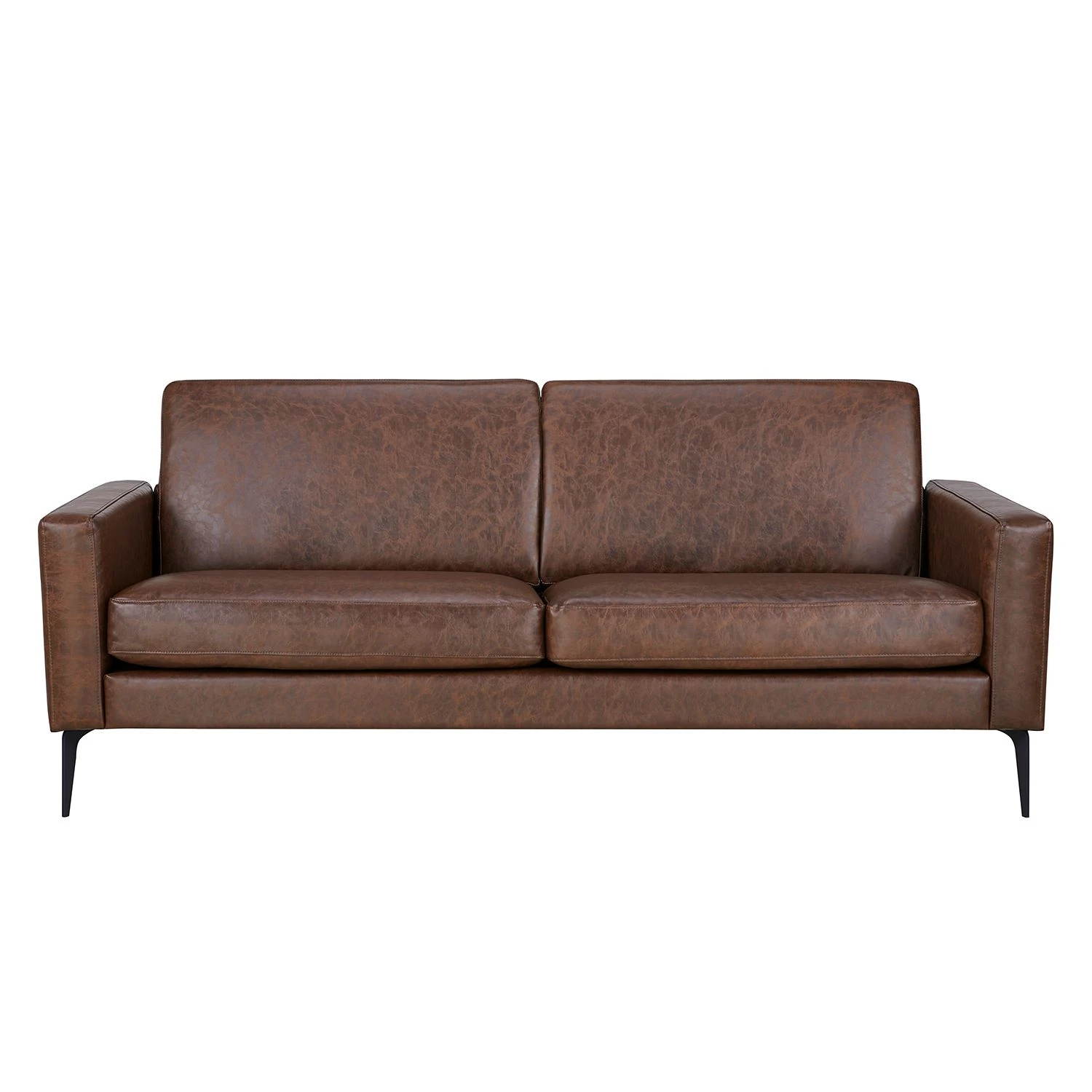 Ars manufacti Sofa Crove (3-Sitzer) - Kunstleder - Braun 3 Ars manufacti Sofa Crove (3-Sitzer) - Kunstleder - Braun – Bild 3