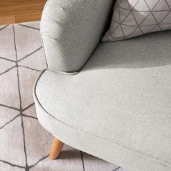 Jack & Alice Ohrensessel Limeri - Filz Blix: Hellgrau - Ohne Hocker -Wohnzimmermöbel boutique en ligne 1000127969 200513 12345100012 DETAILS P000000001000127969