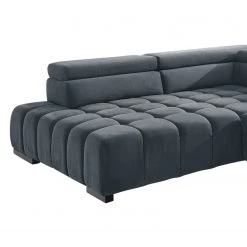 Loftscape Ecksofa Masaya - Microfaser Enza: Blaugrau - Ottomane davorstehend links - Mit Schlaffunktion -Wohnzimmermöbel boutique en ligne 1000128326 180809 143032127 GALLERYIMAGES P000000001000128326