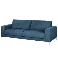 Fredriks Sofa Fiesta I (3-Sitzer) - Strukturstoff - Jeansblau