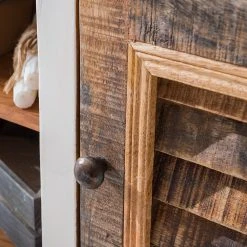 Maison Belfort TV-Lowboard Newhaven - Mango teilmassiv - Mango / Weiß 23 Maison Belfort TV-Lowboard Newhaven - Mango teilmassiv - Mango / Weiß -Wohnzimmermöbel boutique en ligne 1000128941 200122 18404000004 DETAILS P000000001000128941