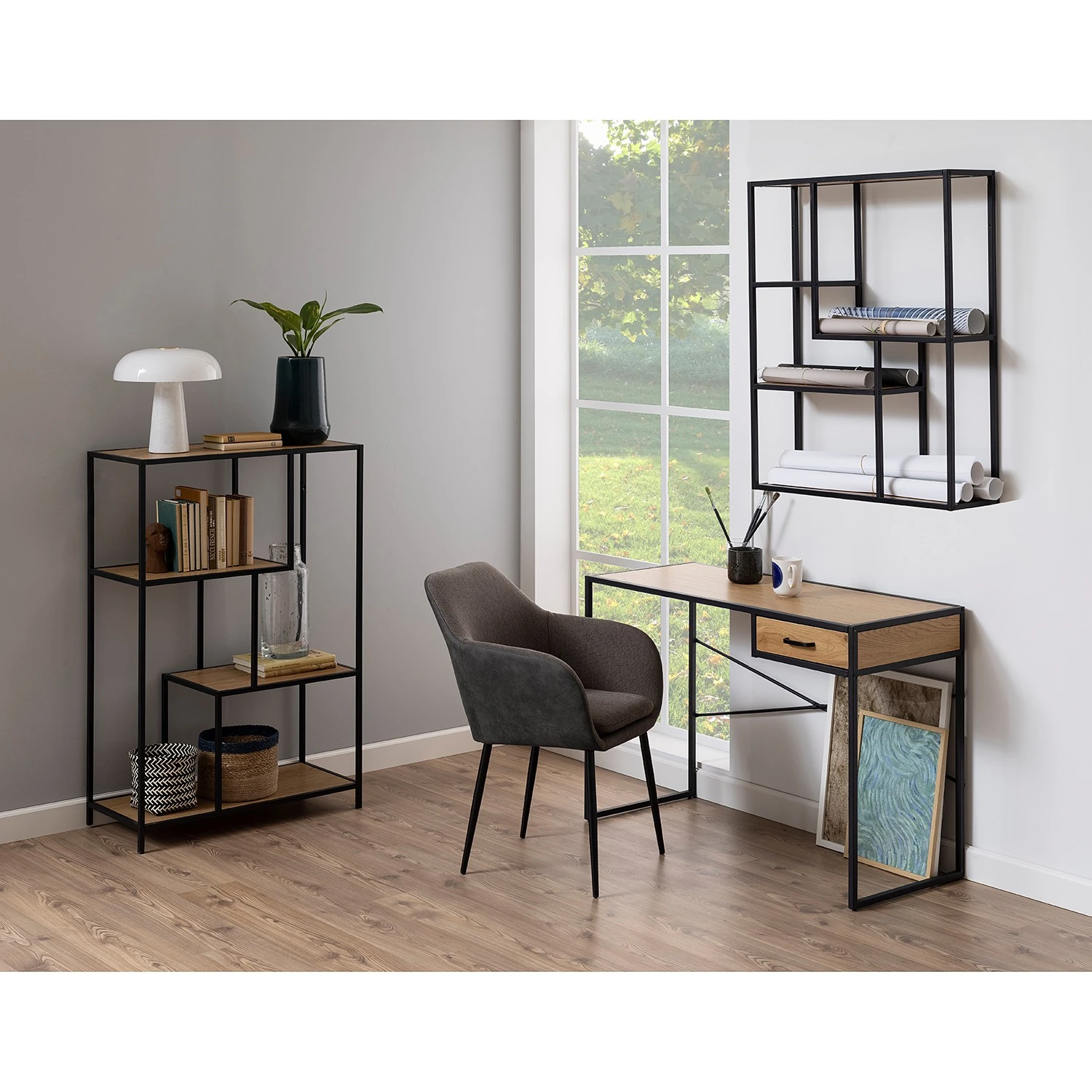 Red Living Wandregal Coogee IV - Wildeiche Dekor 3 Red Living Wandregal Coogee IV - Wildeiche Dekor – Bild 3