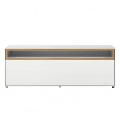 Now! by hülsta Wohnwand hülsta now easy II (4-teilig) - Lack Reinweiß / Natureiche -Wohnzimmermöbel boutique en ligne 1000131851 180925 15314306 GALLERYIMAGES P000000001000131851