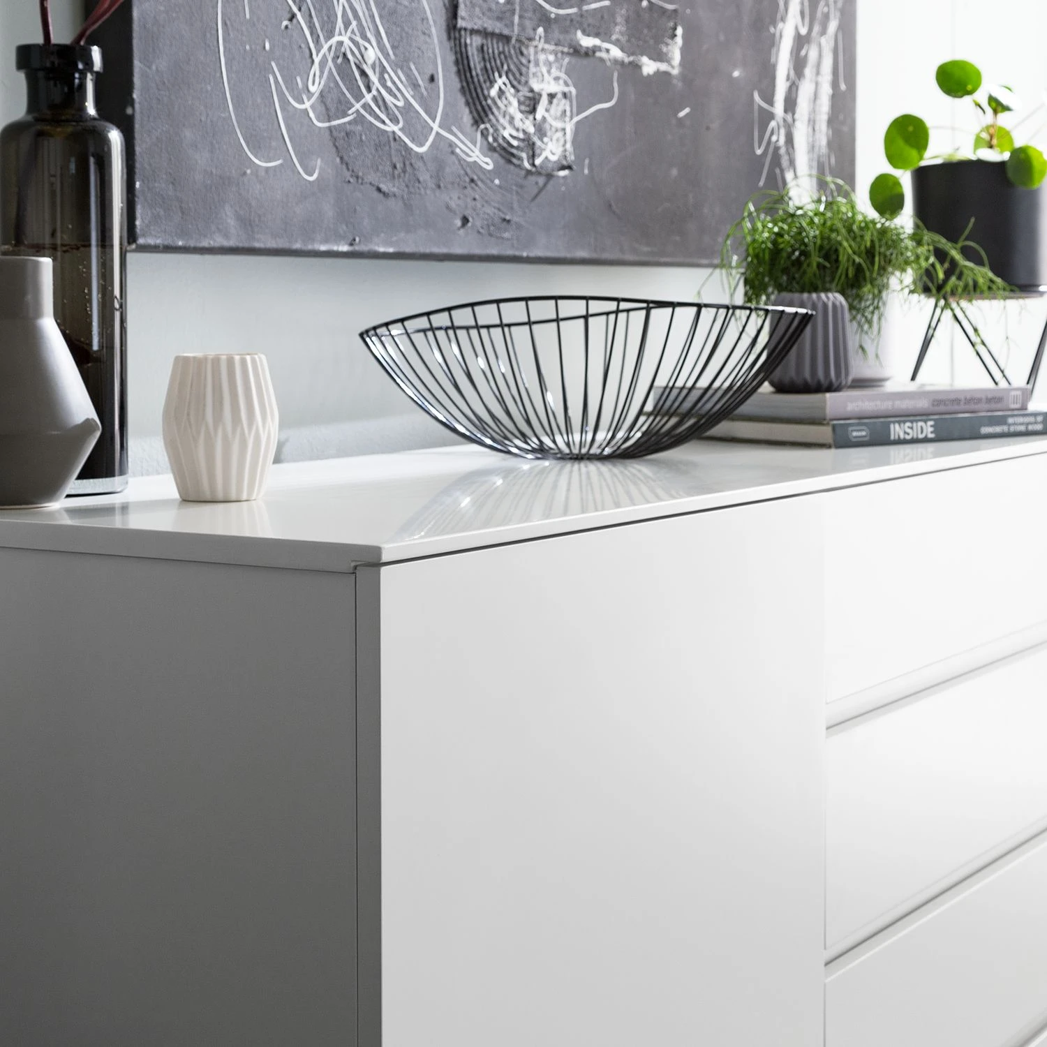Fredriks Sideboard Zaddy II - Weiß 4 Fredriks Sideboard Zaddy II - Weiß – Bild 4