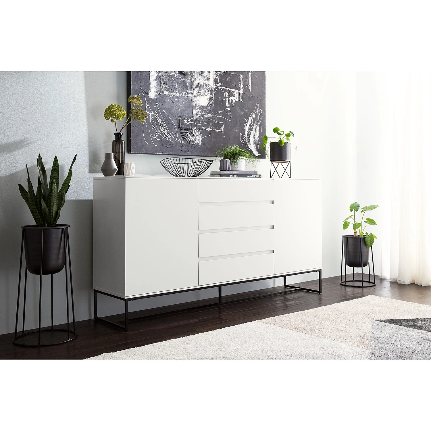 Fredriks Sideboard Zaddy II - Weiß 19 Fredriks Sideboard Zaddy II - Weiß – Bild 19