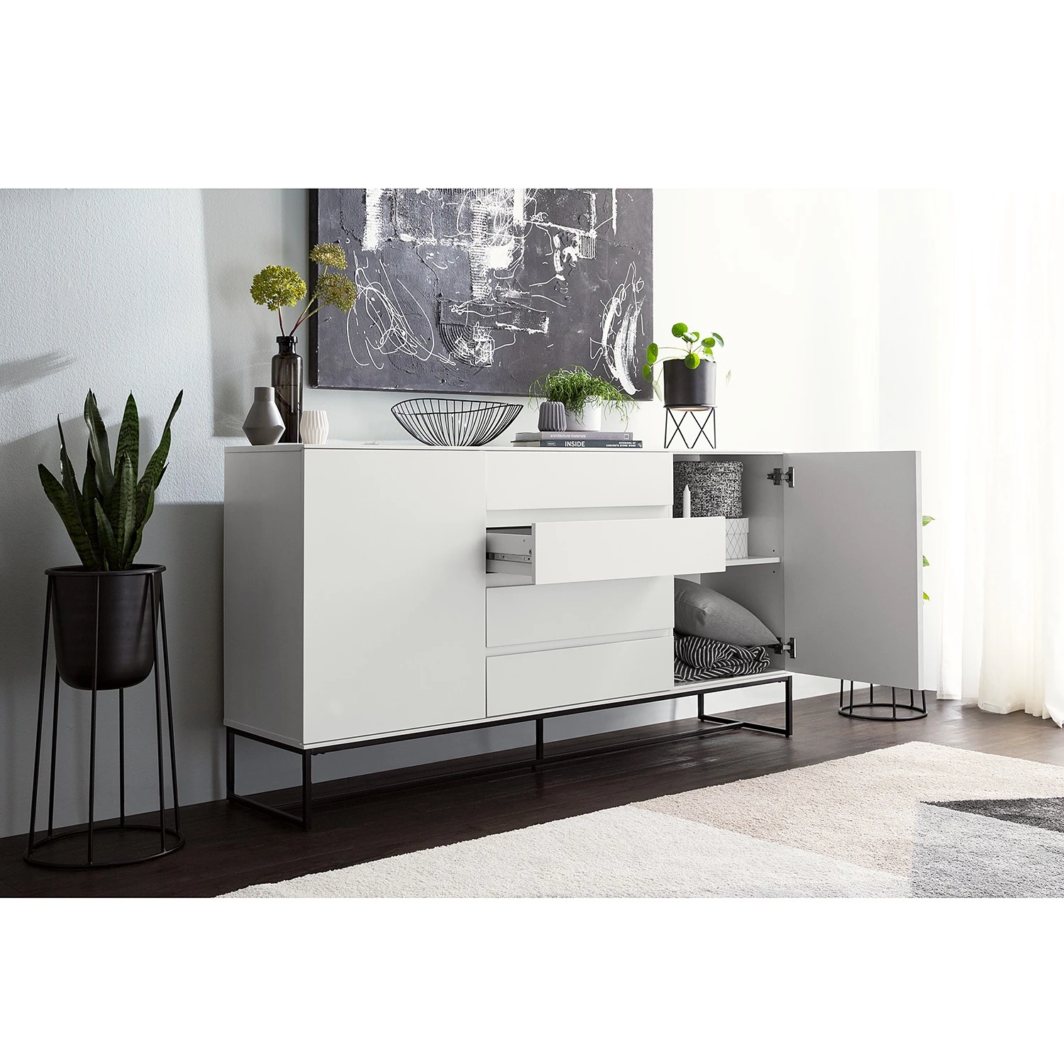 Fredriks Sideboard Zaddy II - Weiß 20 Fredriks Sideboard Zaddy II - Weiß – Bild 20