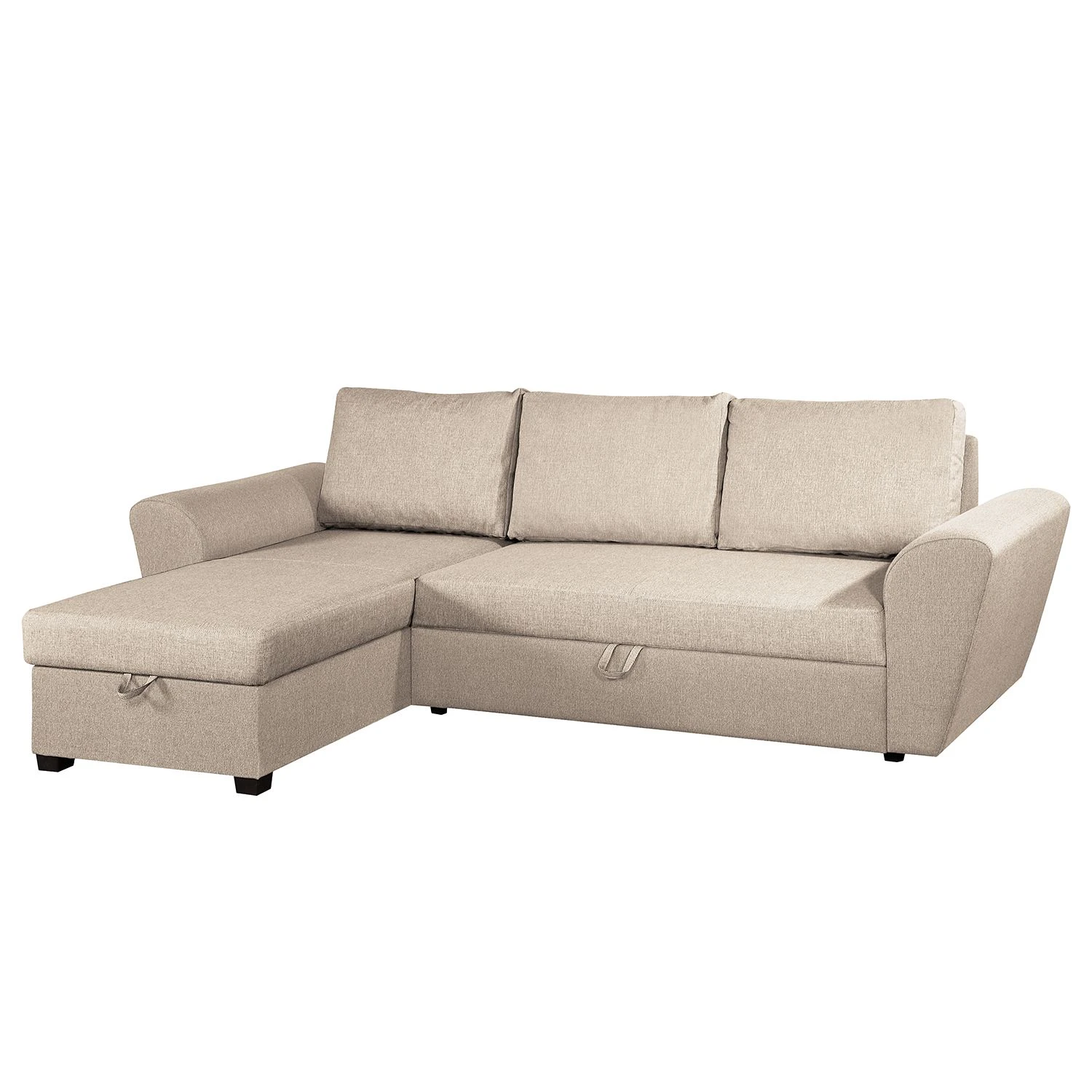 Loftscape Ecksofa Rufus - Webstoff - Kaschmir - Longchair davorstehend links 1 Loftscape Ecksofa Rufus - Webstoff - Kaschmir - Longchair davorstehend links