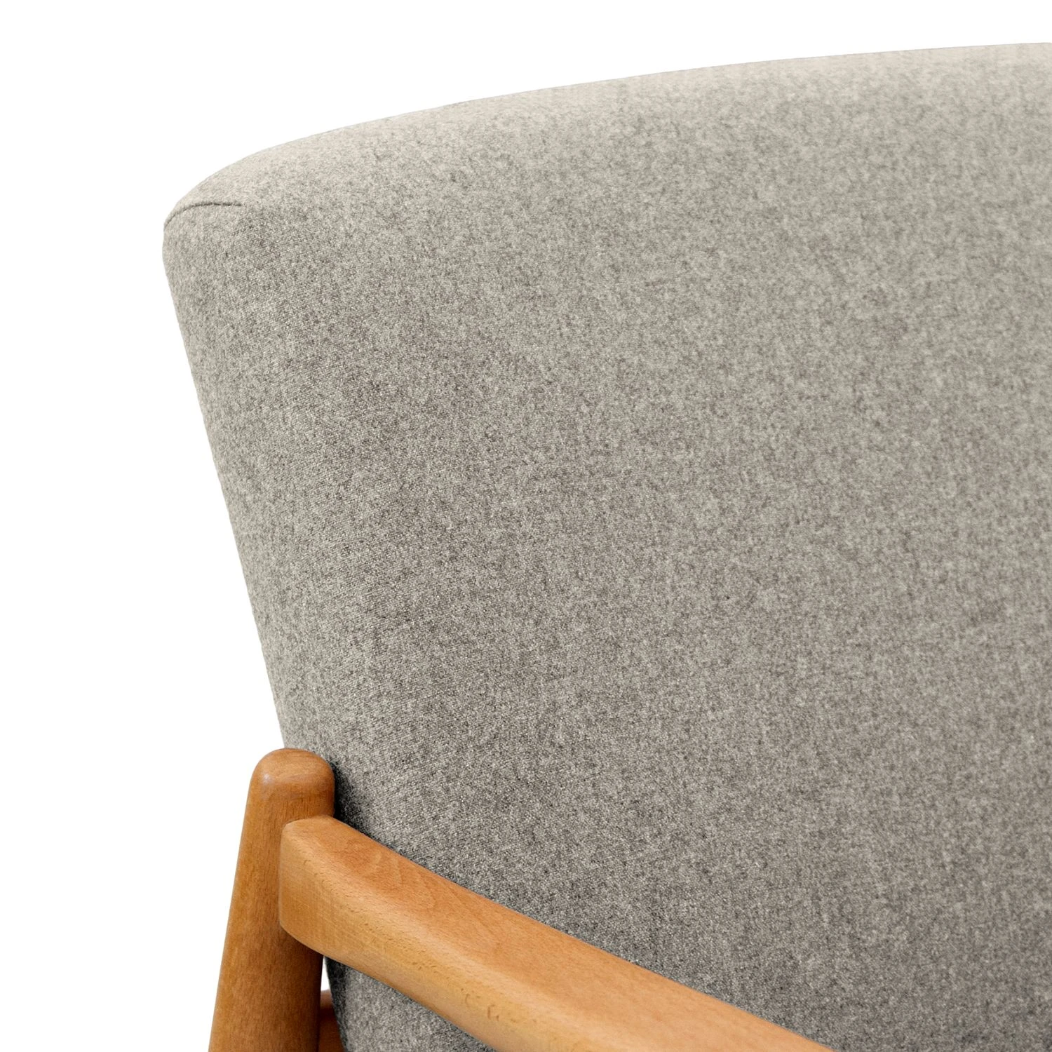 Studio Copenhagen Sessel Froid - Webstoff - Webstoff Claris: Grau - Hellbraun 5 Studio Copenhagen Sessel Froid - Webstoff - Webstoff Claris: Grau - Hellbraun – Bild 5