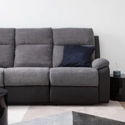 Loftscape Relaxsofa Warmun (3-Sitzer) - Kunstleder / Microfaser - Schwarz / Grau 33 Loftscape Relaxsofa Warmun (3-Sitzer) - Kunstleder / Microfaser - Schwarz / Grau -Wohnzimmermöbel boutique en ligne 1000139824 201111 10410200004 DETAILS P000000001000139824