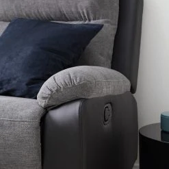 Loftscape Relaxsofa Warmun (3-Sitzer) - Kunstleder / Microfaser - Schwarz / Grau 34 Loftscape Relaxsofa Warmun (3-Sitzer) - Kunstleder / Microfaser - Schwarz / Grau -Wohnzimmermöbel boutique en ligne 1000139824 201111 10410200005 DETAILS P000000001000139824