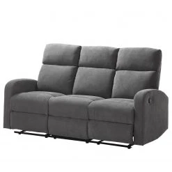 Loftscape Relaxsofa Grandhan (3-Sitzer) - Microfaser - Grau