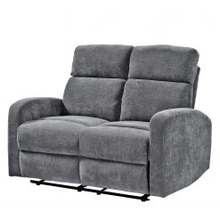 Loftscape Relaxsofa Grandhan (2-Sitzer) - Microfaser - Grau