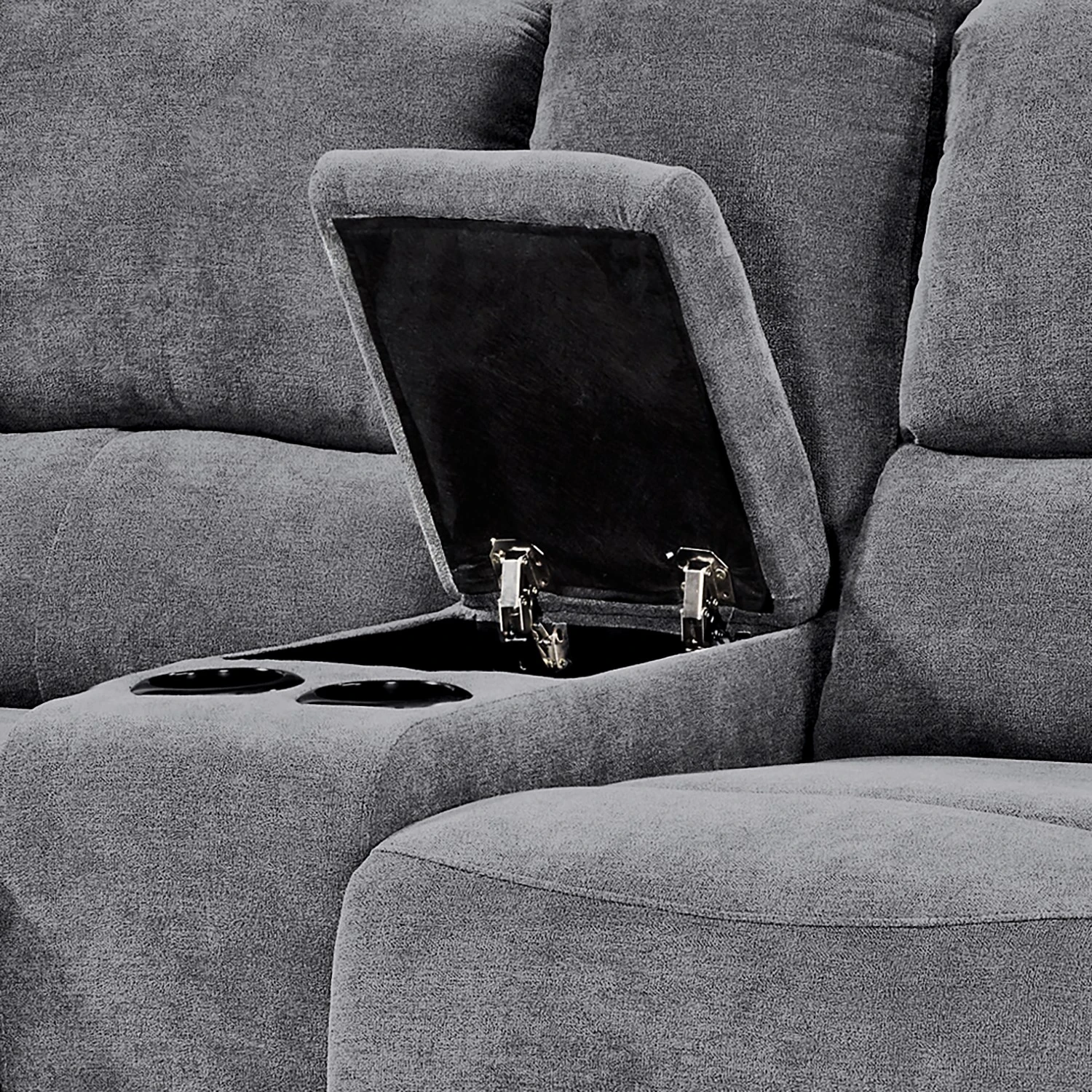 Loftscape Relaxsofa Lixia (2-Sitzer) - Microfaser - Grau 6 Loftscape Relaxsofa Lixia (2-Sitzer) - Microfaser - Grau – Bild 6