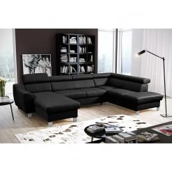 Loftscape Wohnlandschaft Burnside I - Echtleder / Kunstleder - Schwarz - Longchair davorstehend links / Ottomane rechts - Mit Schlaffunktion 12 Loftscape Wohnlandschaft Burnside I - Echtleder / Kunstleder - Schwarz - Longchair davorstehend links / Ottomane rechts - Mit Schlaffunktion -Wohnzimmermöbel boutique en ligne 1000142110 181106 152820110 MOOD GALLERYIMAGES P000000001000142110 mood