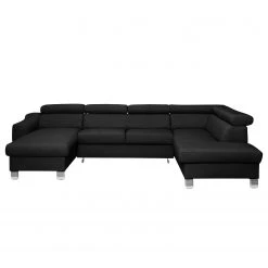 Loftscape Wohnlandschaft Burnside I - Echtleder / Kunstleder - Schwarz - Longchair davorstehend links / Ottomane rechts - Mit Schlaffunktion 13 Loftscape Wohnlandschaft Burnside I - Echtleder / Kunstleder - Schwarz - Longchair davorstehend links / Ottomane rechts - Mit Schlaffunktion -Wohnzimmermöbel boutique en ligne 1000142110 181106 152820112 GALLERYIMAGES P000000001000142110