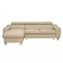 Loftscape Ecksofa Burnside I - Echtleder / Kunstleder - Warmes Beige - Longchair davorstehend links - Mit Schlaffunktion 14 Loftscape Ecksofa Burnside I - Echtleder / Kunstleder - Warmes Beige - Longchair davorstehend links - Mit Schlaffunktion -Wohnzimmermöbel boutique en ligne 1000142126 181106 152846259 GALLERYIMAGES P000000001000142126