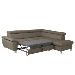 Loftscape Ecksofa Waal I - Echtleder / Kunstleder - Taupe - Ottomane davorstehend rechts - Mit Schlaffunktion 23 Loftscape Ecksofa Waal I - Echtleder / Kunstleder - Taupe - Ottomane davorstehend rechts - Mit Schlaffunktion -Wohnzimmermöbel boutique en ligne 1000142200 181106 153029934 GALLERYIMAGES P000000001000142200