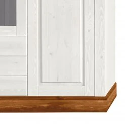 Maison Belfort Vitrinenschrank Bergen I - Kiefer massiv - Kiefer Weiß / Kiefer Bernstein -Wohnzimmermöbel boutique en ligne 1000147263 211122 08324502524 DETAILS P000000001000147263