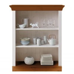 Maison Belfort Regal Bergen II - Kiefer massiv - Kiefer Weiß / Kiefer Bernstein