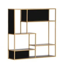 Jack & Alice Wandregale Harbin I - Akazie massiv - Akazie Schwarz / Gold