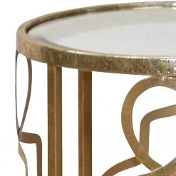 Jack & Alice Beistelltisch Burra - Antik goldfarben -Wohnzimmermöbel boutique en ligne 1000150471 190107 16090200009 GALLERYIMAGES P000000001000150471