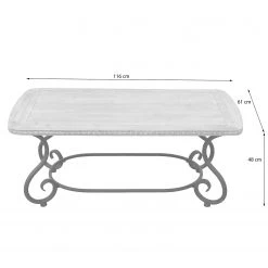 Ridgevalley Couchtisch Manderfeld - Kiefer massiv - Kiefer / Schwarz -Wohnzimmermöbel boutique en ligne 1000150541 190103 07490900139 GALLERYIMAGES P000000001000150541