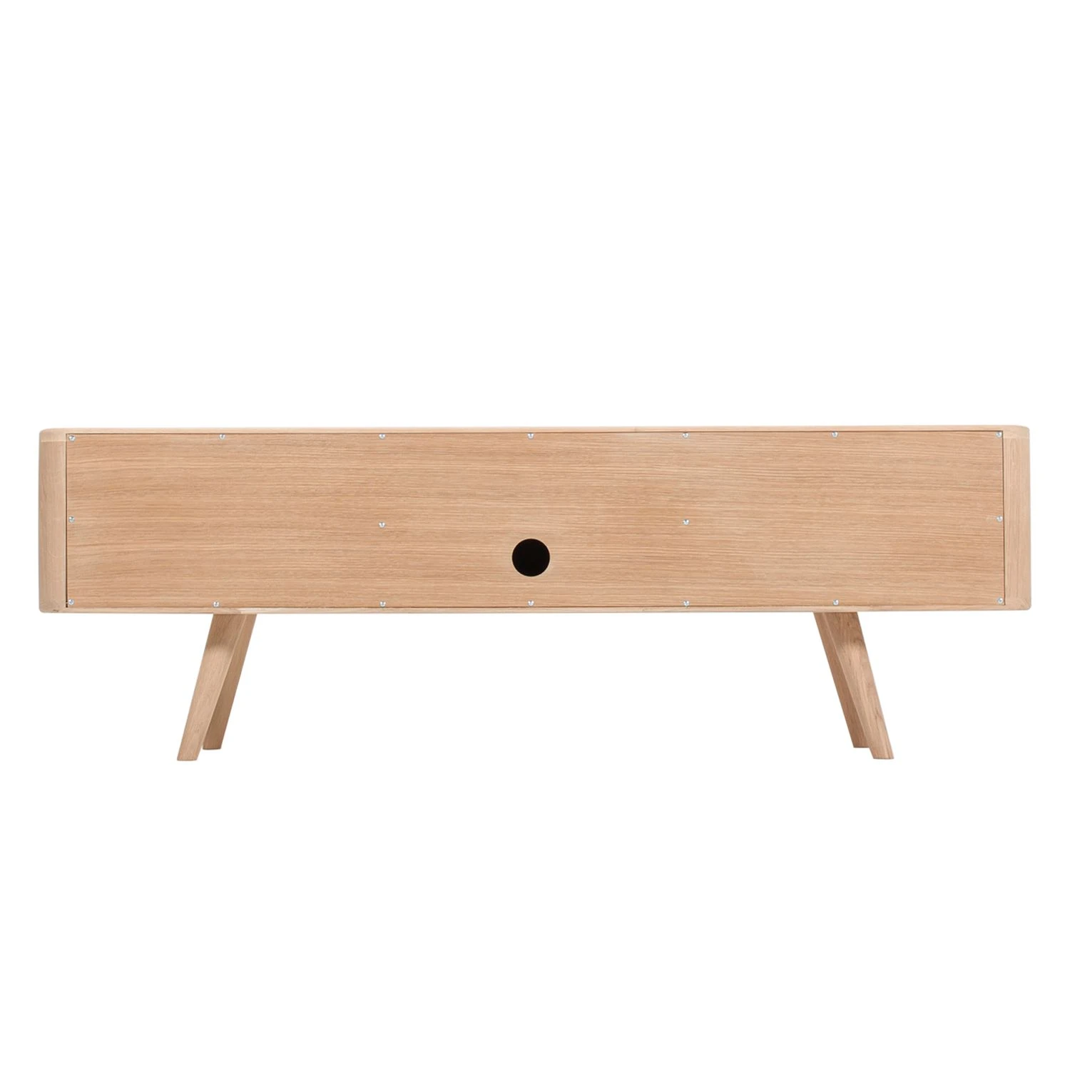 Studio Copenhagen TV-Lowboard Loca V - Wildeiche teilmassiv - Wildeiche hell geölt - Breite: 135 cm - Tiefe: 42 cm 3 Studio Copenhagen TV-Lowboard Loca V - Wildeiche teilmassiv - Wildeiche hell geölt - Breite: 135 cm - Tiefe: 42 cm – Bild 3