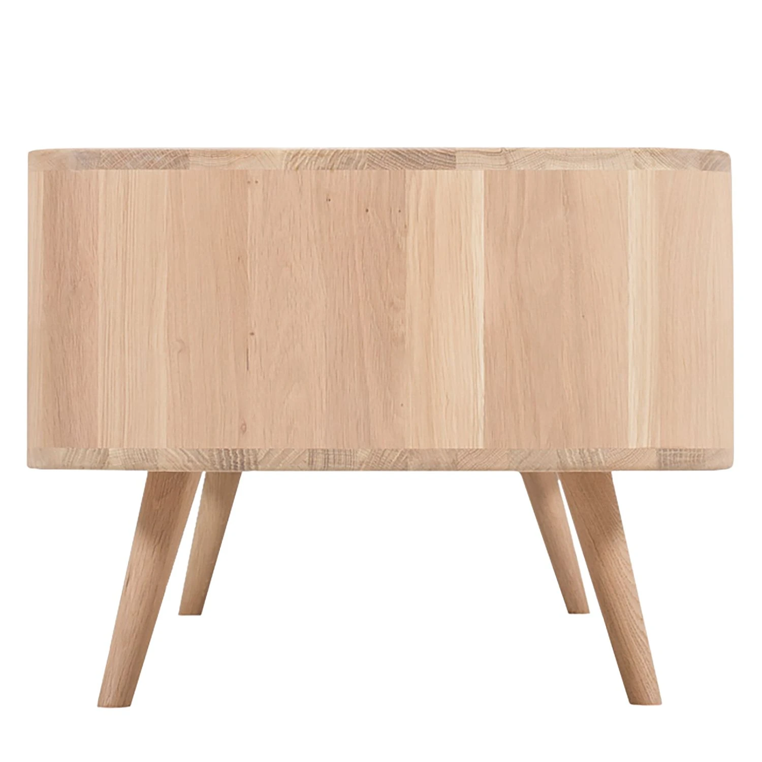 Studio Copenhagen TV-Lowboard Loca V - Wildeiche teilmassiv - Wildeiche hell geölt - Breite: 225 cm - Tiefe: 42 cm 4 Studio Copenhagen TV-Lowboard Loca V - Wildeiche teilmassiv - Wildeiche hell geölt - Breite: 225 cm - Tiefe: 42 cm – Bild 4