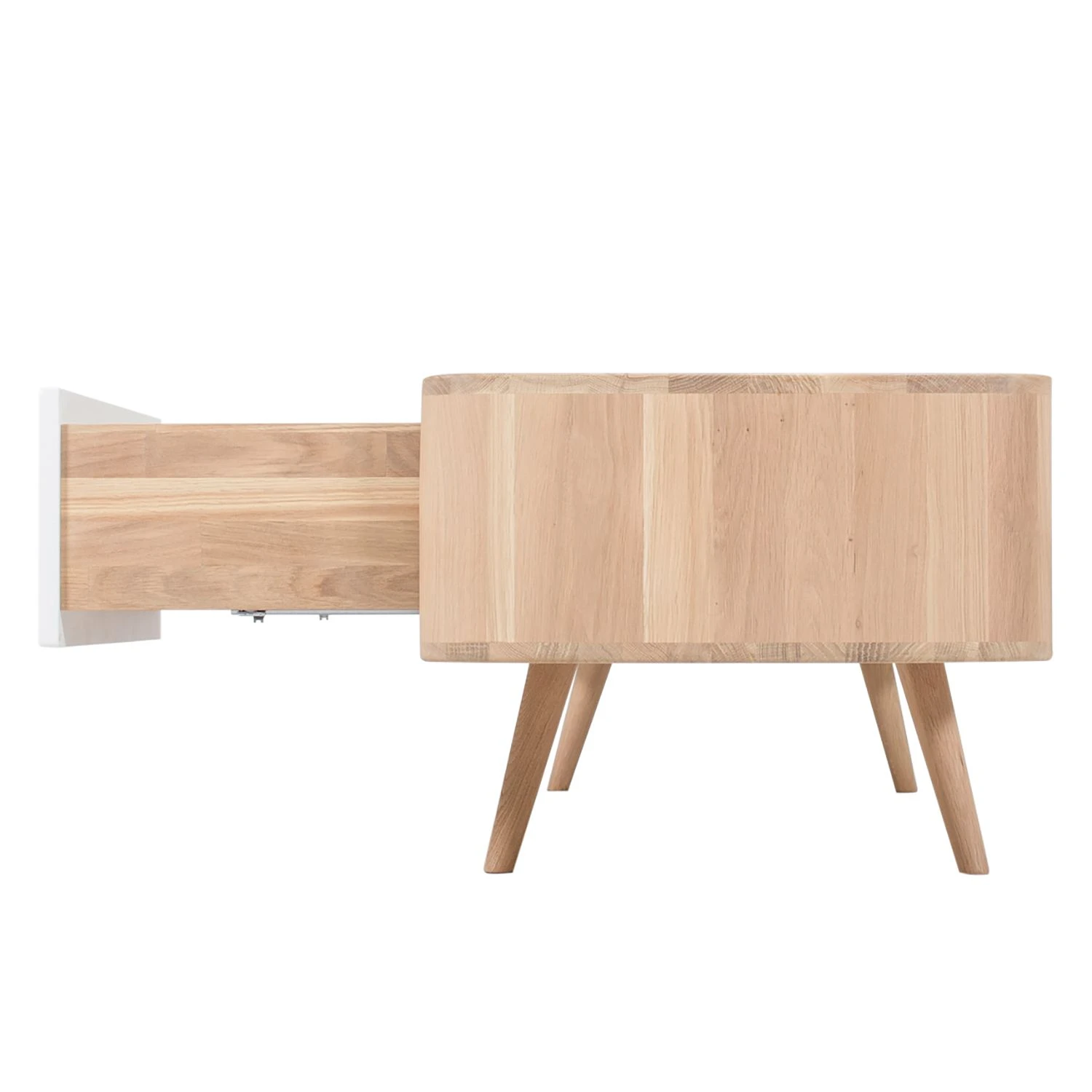 Studio Copenhagen TV-Lowboard Loca V - Wildeiche teilmassiv - Wildeiche hell geölt - Breite: 225 cm - Tiefe: 42 cm 6 Studio Copenhagen TV-Lowboard Loca V - Wildeiche teilmassiv - Wildeiche hell geölt - Breite: 225 cm - Tiefe: 42 cm – Bild 6