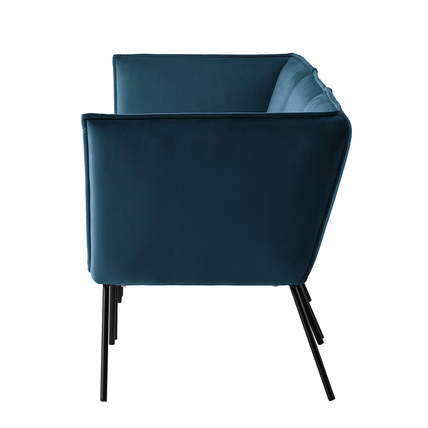 Jack & Alice Sofa Dorado (3-Sitzer) - Samt - Marineblau 6 Jack & Alice Sofa Dorado (3-Sitzer) - Samt - Marineblau – Bild 6