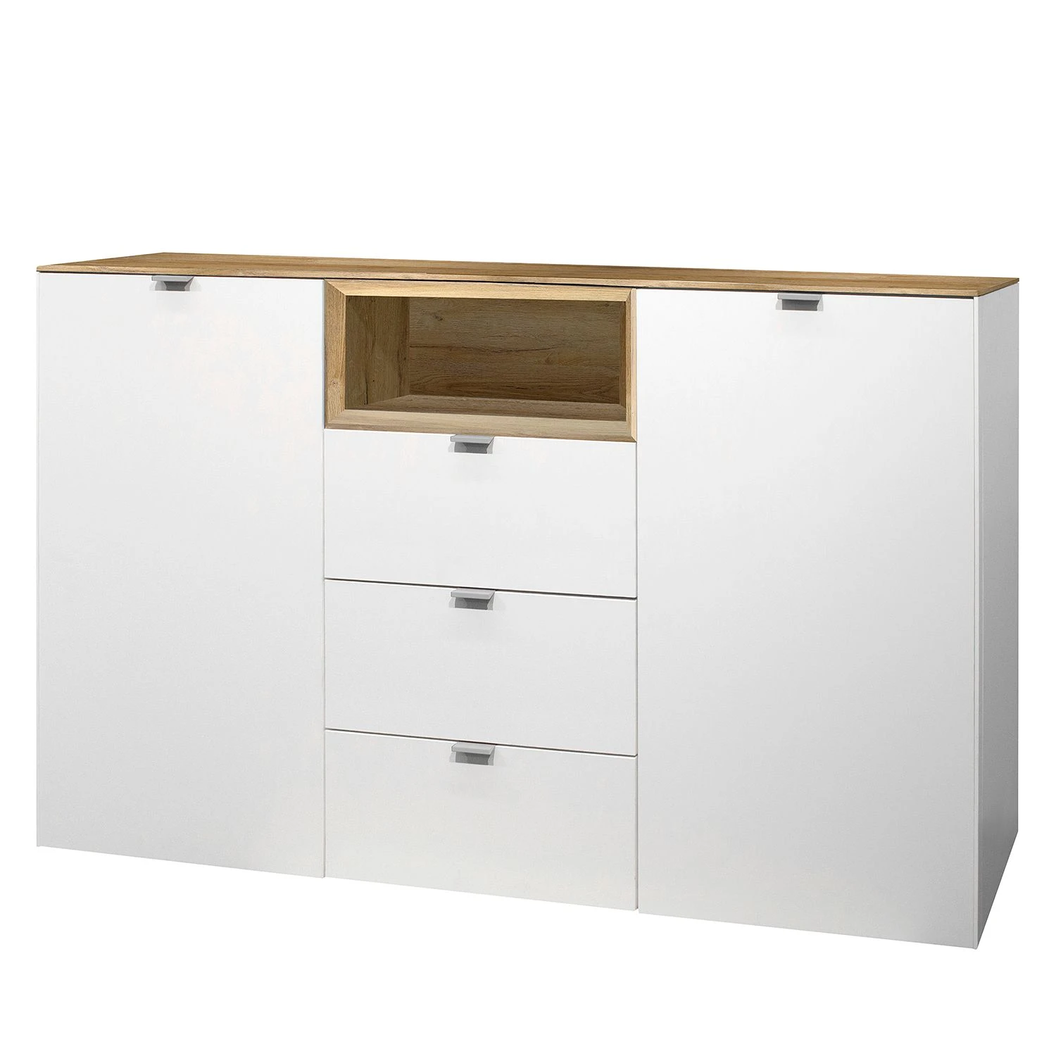 Loftscape Sideboard Batchelor II - Weiß / Eiche Dekor 1 Loftscape Sideboard Batchelor II - Weiß / Eiche Dekor