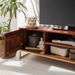 Jack & Alice TV-Lowboard Loga - Akazie massiv / Eisen - Akazie Braun 23 Jack & Alice TV-Lowboard Loga - Akazie massiv / Eisen - Akazie Braun -Wohnzimmermöbel boutique en ligne 1000153433 190925 06220400027 DETAILS P000000001000153433