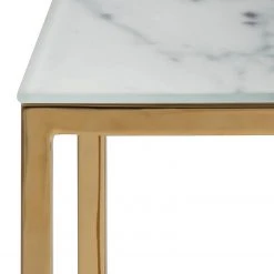 Fredriks Couchtisch Katori (2er-Set) - Glas / Eisen - Marmor Weiß Dekor / Gold -Wohnzimmermöbel boutique en ligne 1000154383 190222 09362400065 GALLERYIMAGES P000000001000154383