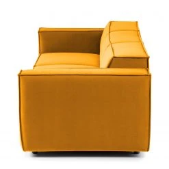 Sofa Kinx (3-Sitzer) II - Samt - Samt Shyla: Senfgelb -Wohnzimmermöbel boutique en ligne 1000155669 210323 15145600554 DETAILS P000000001000155669