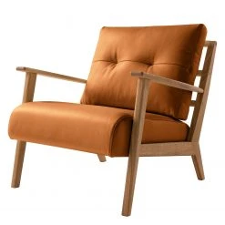 Studio Copenhagen Sessel TIMON - Echtleder Neka: Cognac