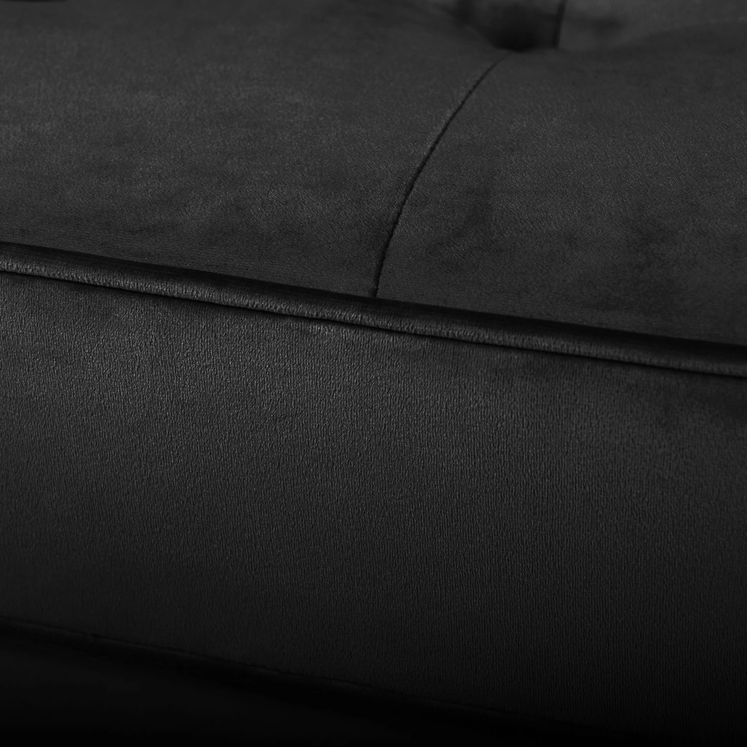 Fredriks Sessel Chelsea III - Microfaser - Stoff Tond: Schwarz - Kufen 6 Fredriks Sessel Chelsea III - Microfaser - Stoff Tond: Schwarz - Kufen – Bild 6