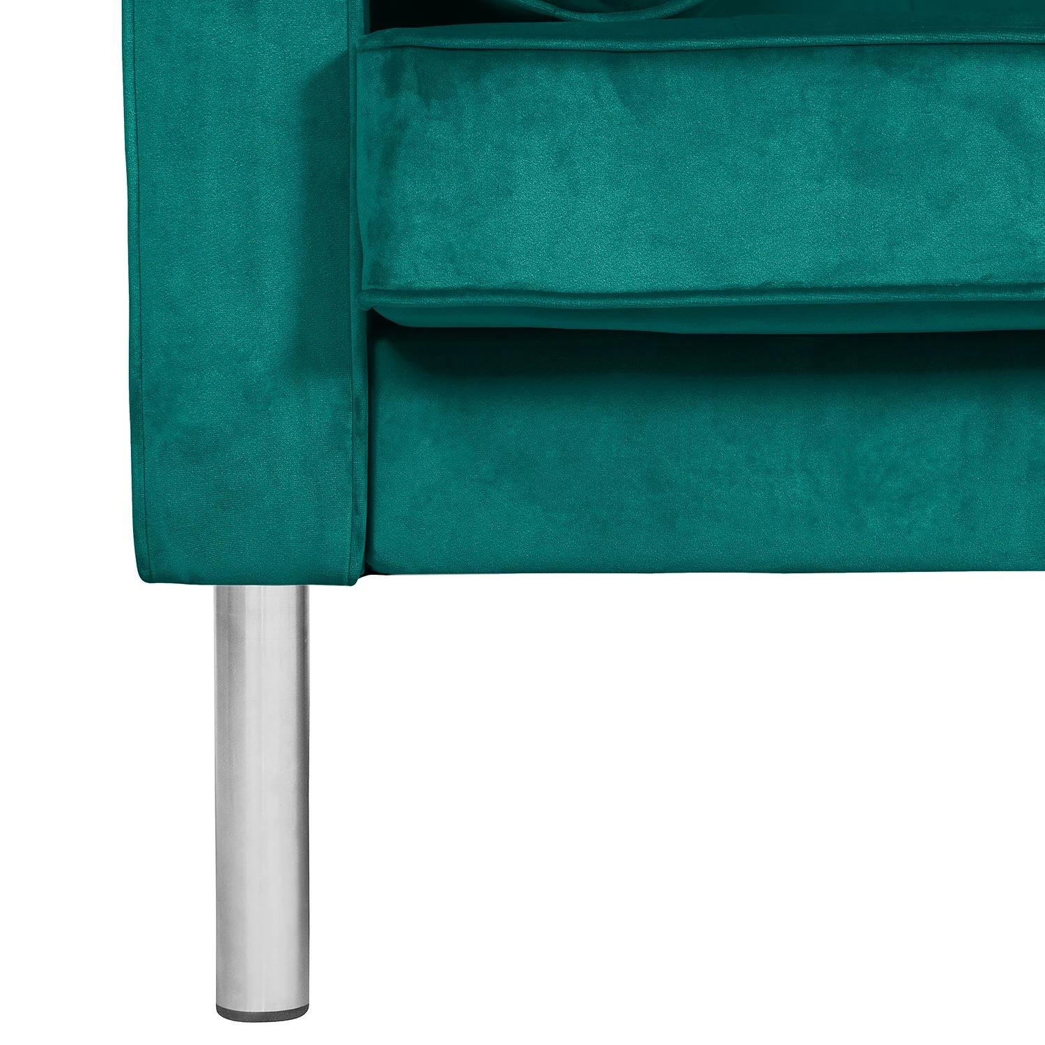 Fredriks Sofa Chelsea III (2-Sitzer) - Microfaser - Stoff Tond: Petrol - Zylinder 7 Fredriks Sofa Chelsea III (2-Sitzer) - Microfaser - Stoff Tond: Petrol - Zylinder – Bild 7