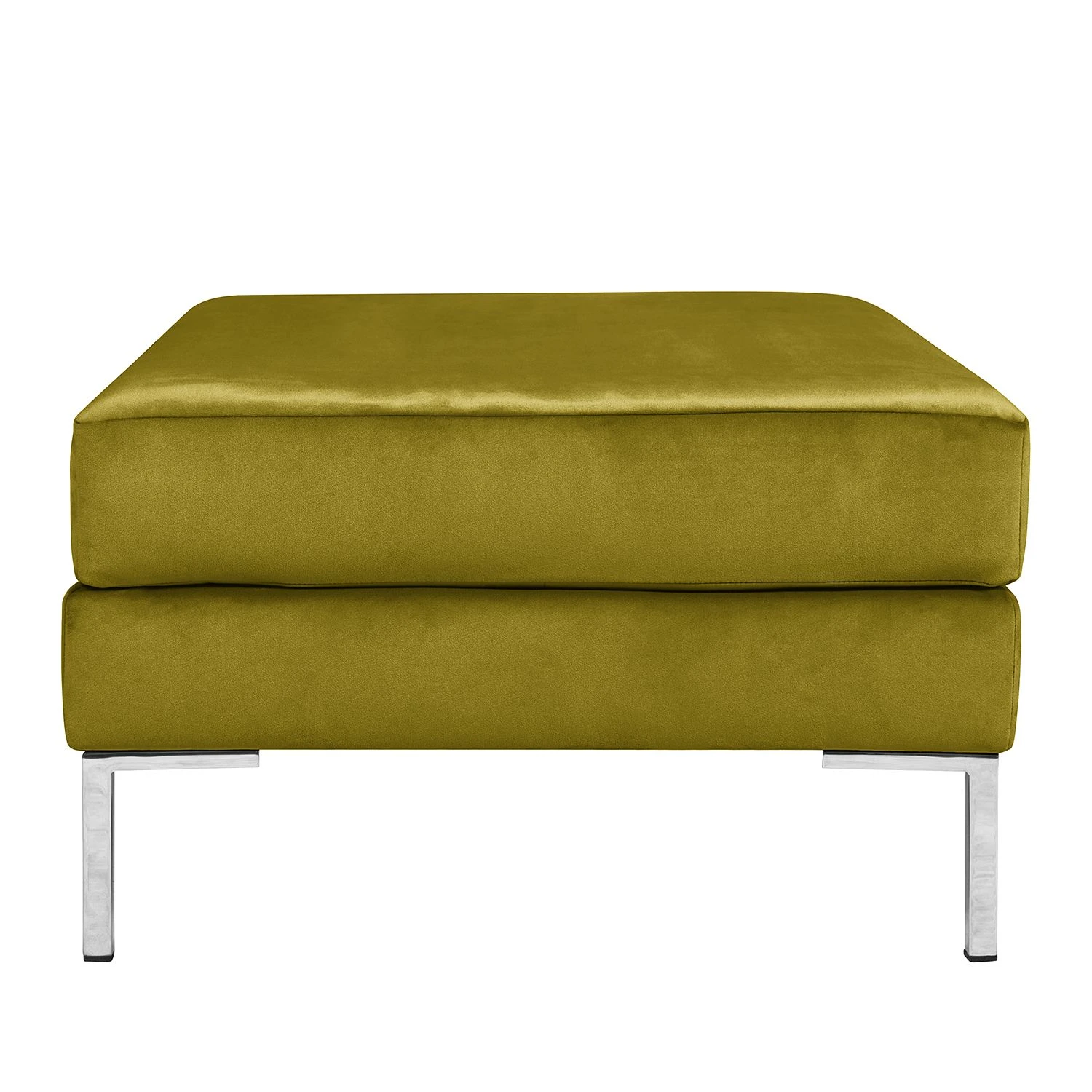 Fredriks Polsterhocker Portobello III - Samt - Stoff Tond: Grün - Eckig 4 Fredriks Polsterhocker Portobello III - Samt - Stoff Tond: Grün - Eckig – Bild 4