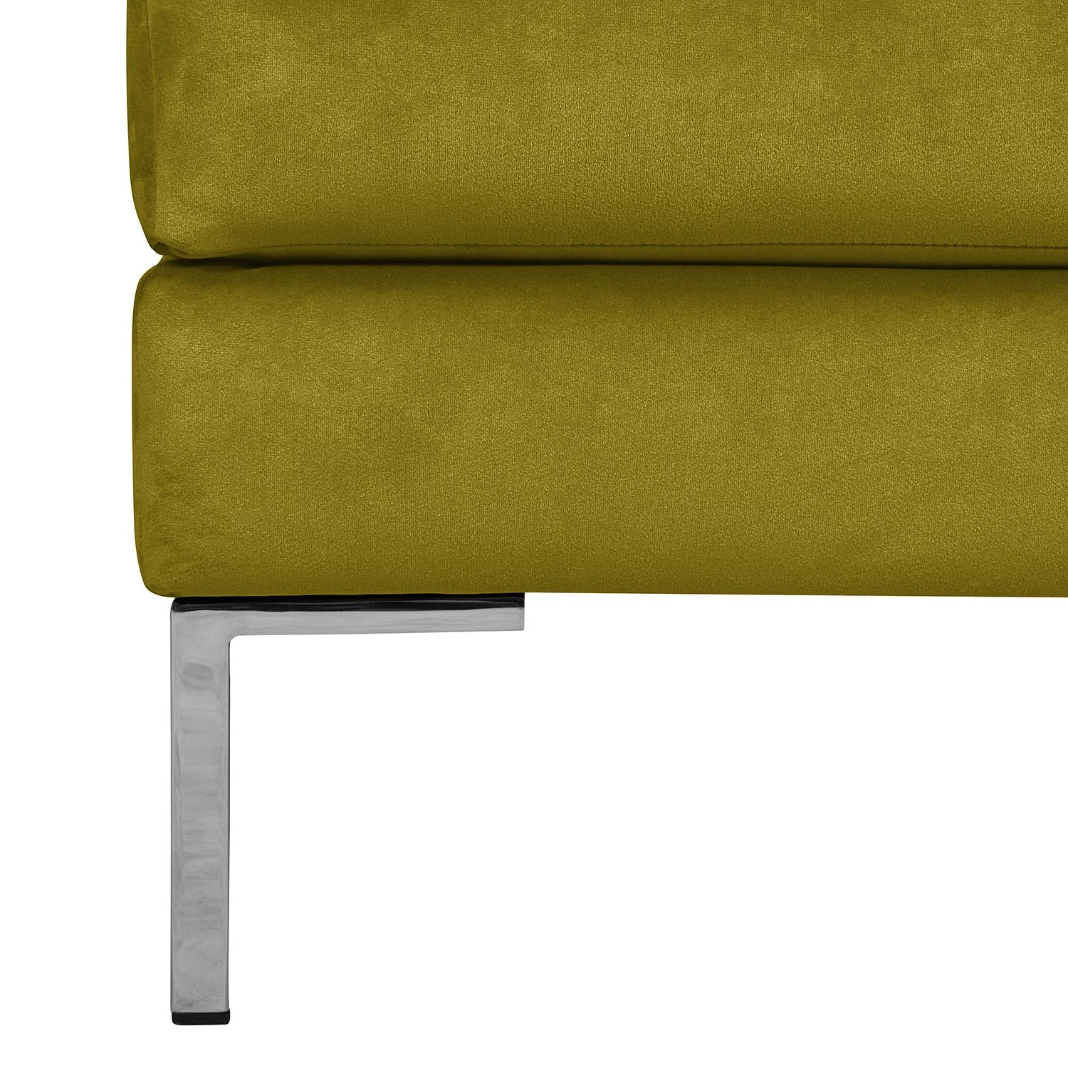 Fredriks Polsterhocker Portobello III - Samt - Stoff Tond: Grün - Eckig 6 Fredriks Polsterhocker Portobello III - Samt - Stoff Tond: Grün - Eckig – Bild 6